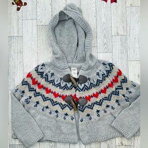 Osh Kosh B’gosh Fair Isle Cape Sweater